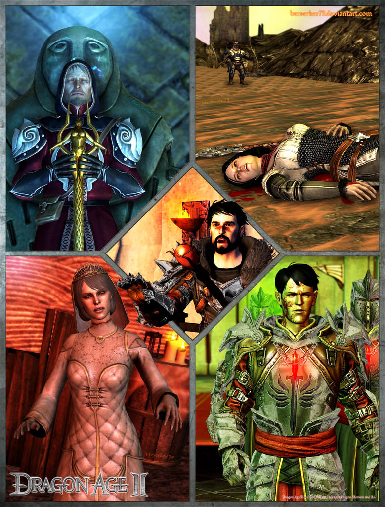 Dragon Age Origins Companions by desert77 on DeviantArt