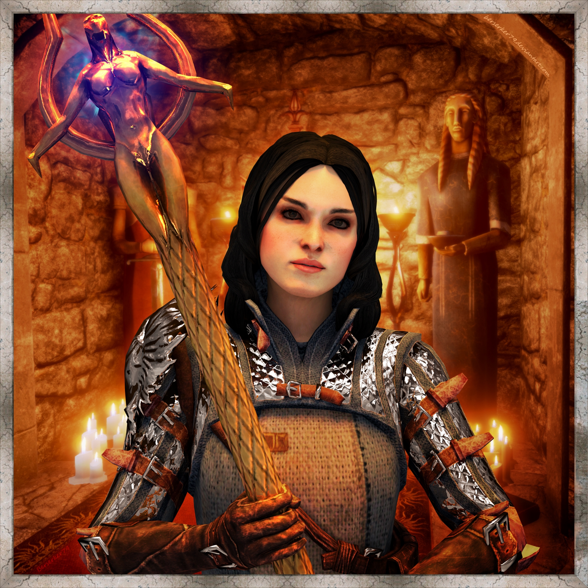 Dragon Age Origins Female Warden Elven by BraydenJaselle on DeviantArt