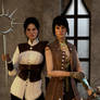 Dragon Age - The Vael-Hawke Twin Sisters (OCs)