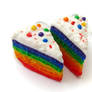 Rainbow Cake Earrings 2