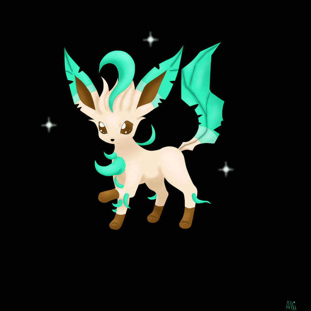 Shiny Leafeon By AlliFireFox On DeviantArt shiny-leafeon-by-allifirefox-on-deviantart