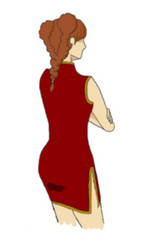 Tenten_Red Cheongsam