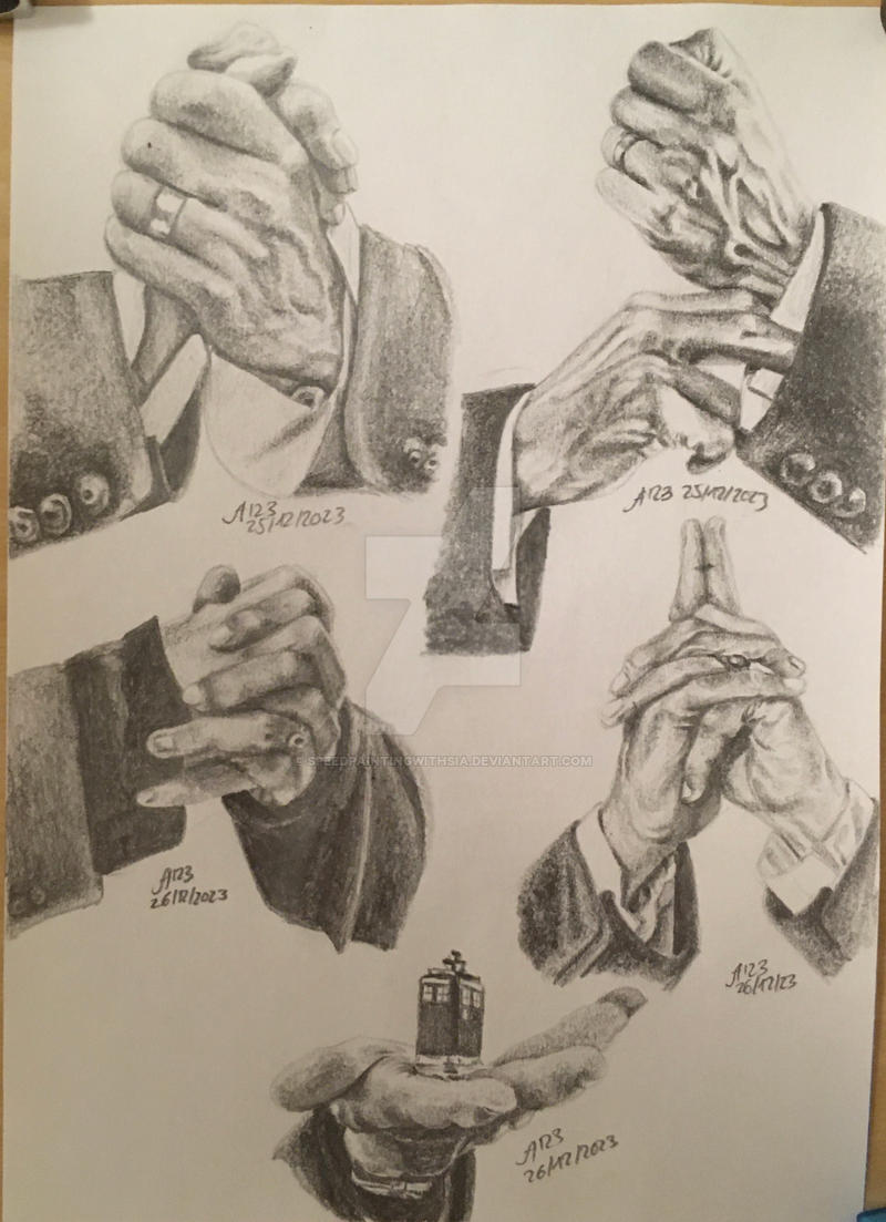 Peter Capaldi - hands (mini sketches) by SpeedpaintingWithSia on DeviantArt