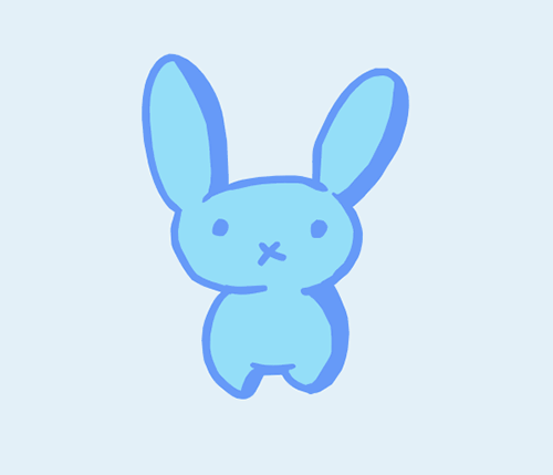 Blue Bunny by panda--eggs on DeviantArt Blue Bunny by panda--eggs on DeviantArt
