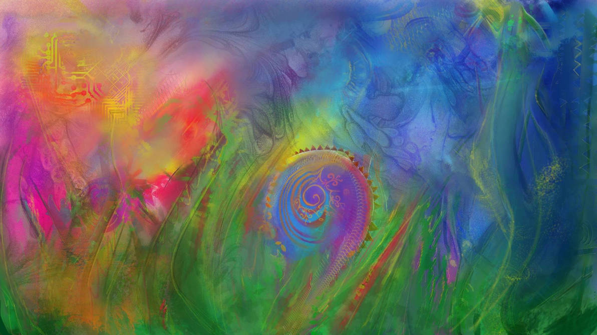 Corel Painter, abstract landscape by sandrof10 on DeviantArt