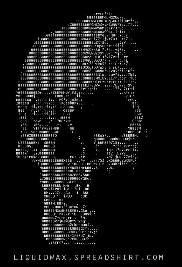 ASCII Skull by ObiJohnKenobi on DeviantArt