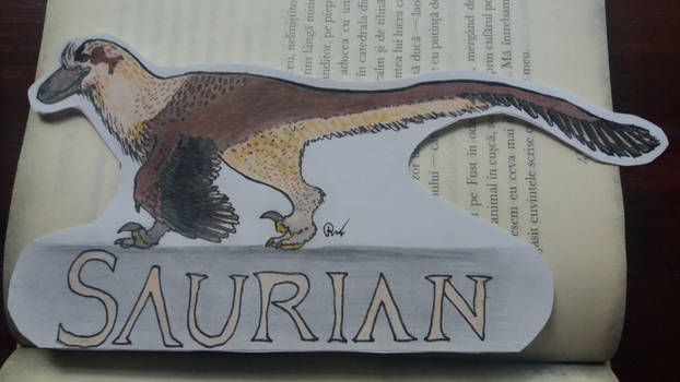 Saurian Dakotaraptor Steini Book Sign