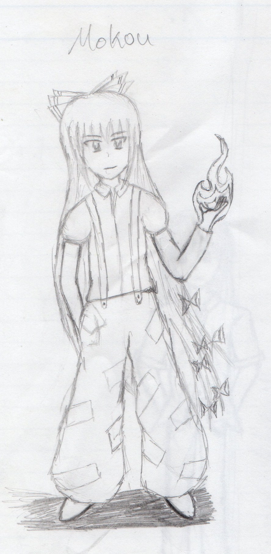 Mokou by bakaraimu on DeviantArt