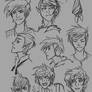 Marshall Lee Hairstyle Sketches