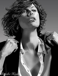 Milla Jovovich B/W