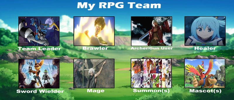 My RPG Team Template by TheRobotPenguin1 on DeviantArt