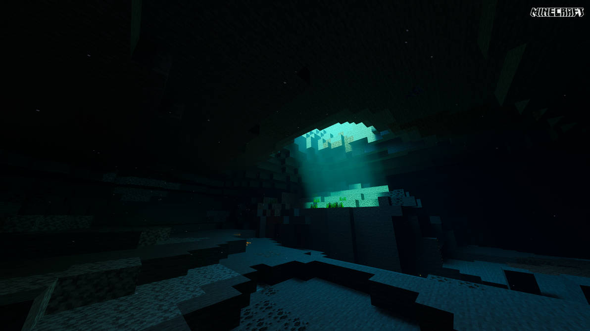minecraft shader 4k wallpapers - wallpaper cave Images... Minecraft Ocean Cave Wallpaper (RTX, 4K) by AlejandroKekarz on DeviantArt