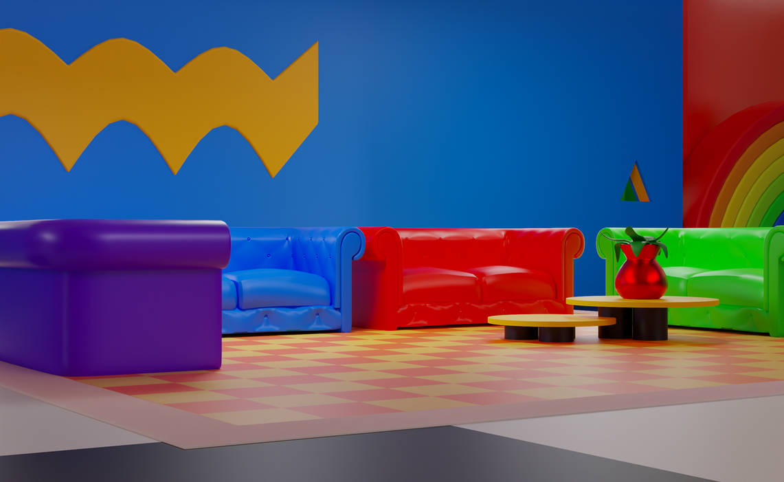 Deviantart Animation Area Couch Area by funteeth on DeviantArt