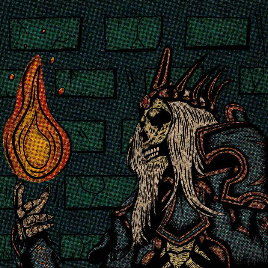 King Leoric from Diablo, Fanart Illustration by Gorkem619 on DeviantArt