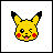 Pikachu Emoji - Winking Right Open Mouth