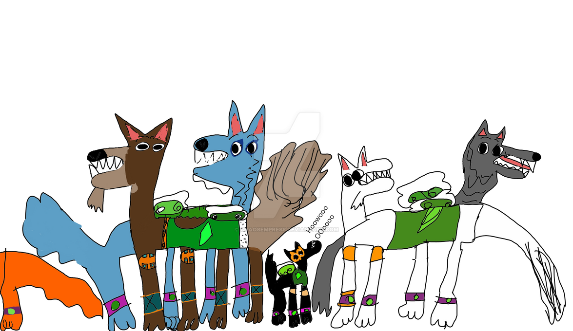 Wolf pack by ChaosEmpress on DeviantArt