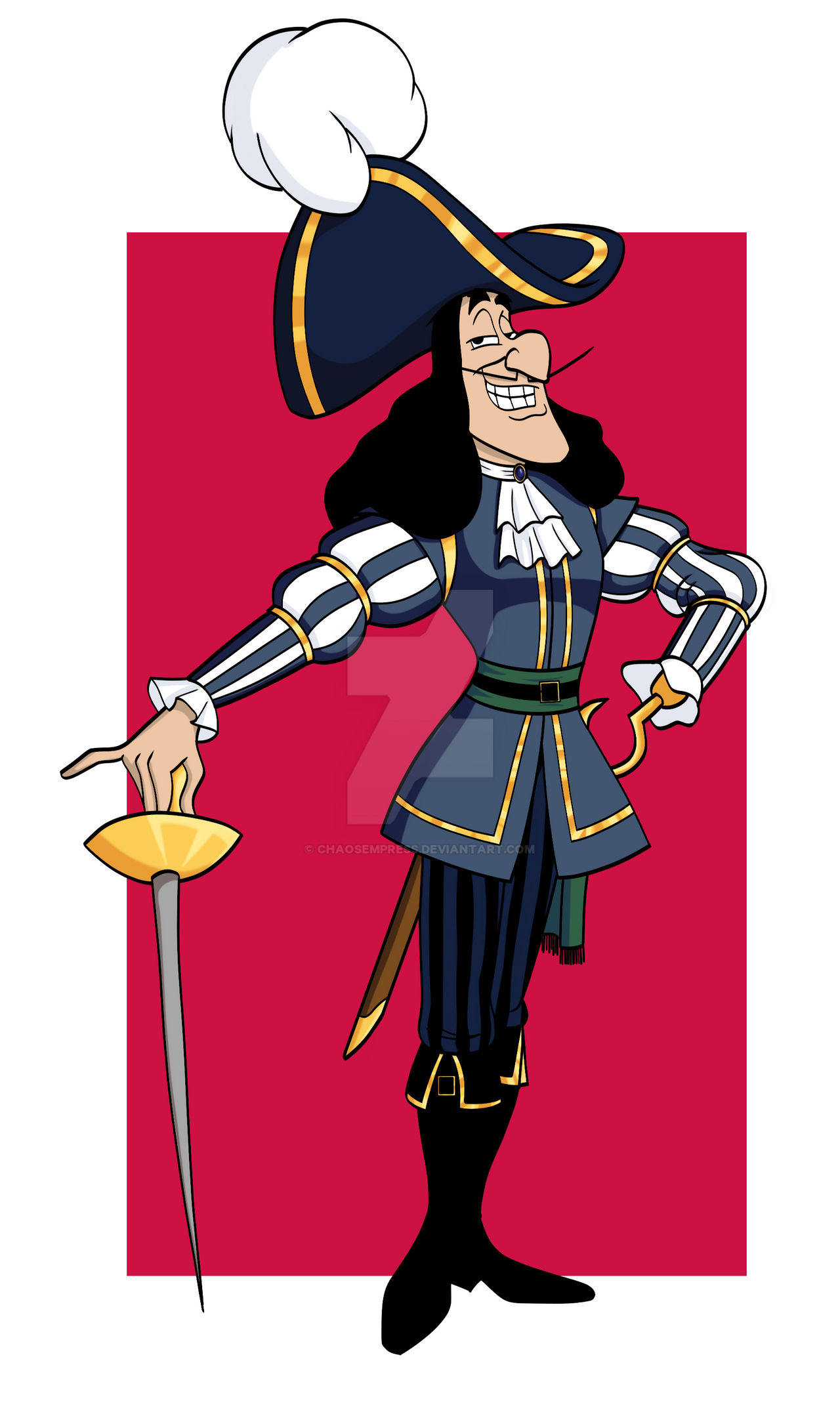 Captain James Hook By ChaosEmpress On DeviantArt captain-james-hook-by-chaosempress-on-deviantart