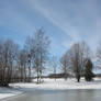 Frozen pond in Raahe.....