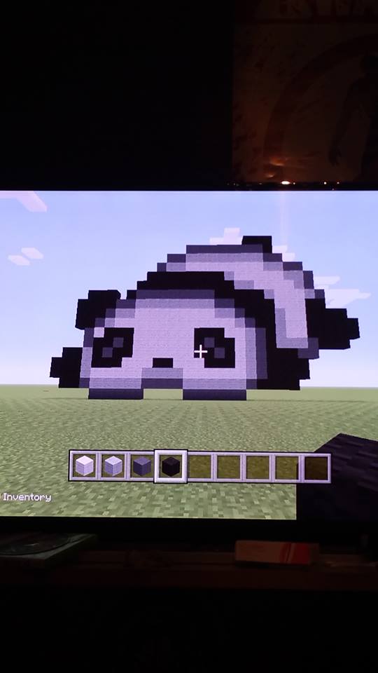 Pixilart - Minecraft Panda by AnaliciousXo