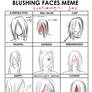 Blushing Faces Meme