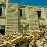 Stuttgart 21, site, destruction, debris and ash