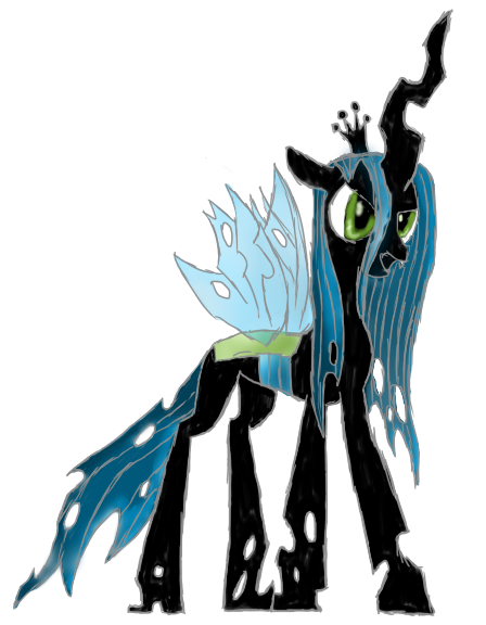 Queen Chrysalis Colored