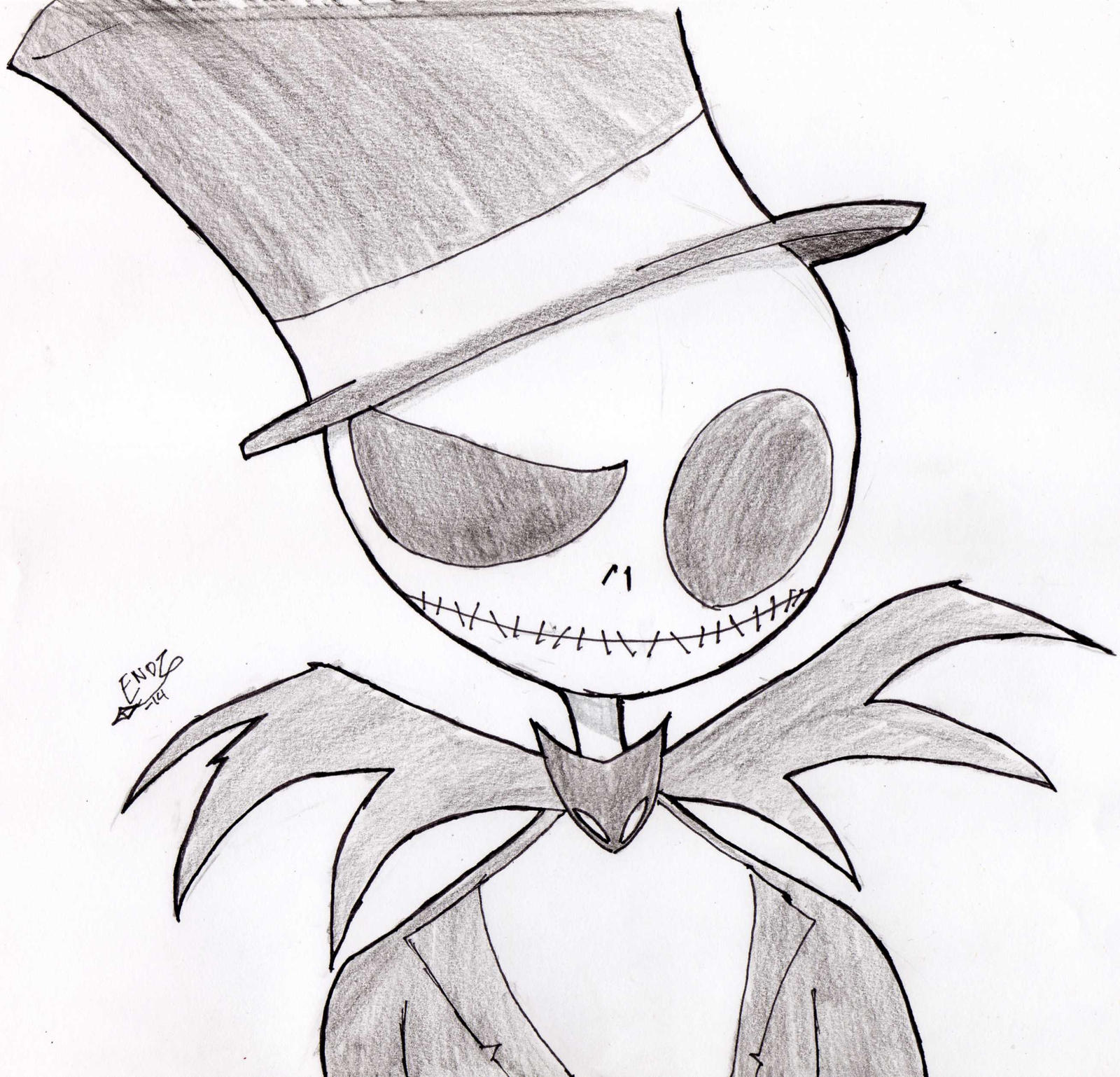 Sketch gift No. 1 Jack Skellington by Chef-senpai on DeviantArt Sketch gift No. 1 Jack Skellington by Chef-senpai on DeviantArt