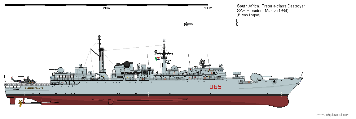 Fictional Destroyer 'President Maritz'