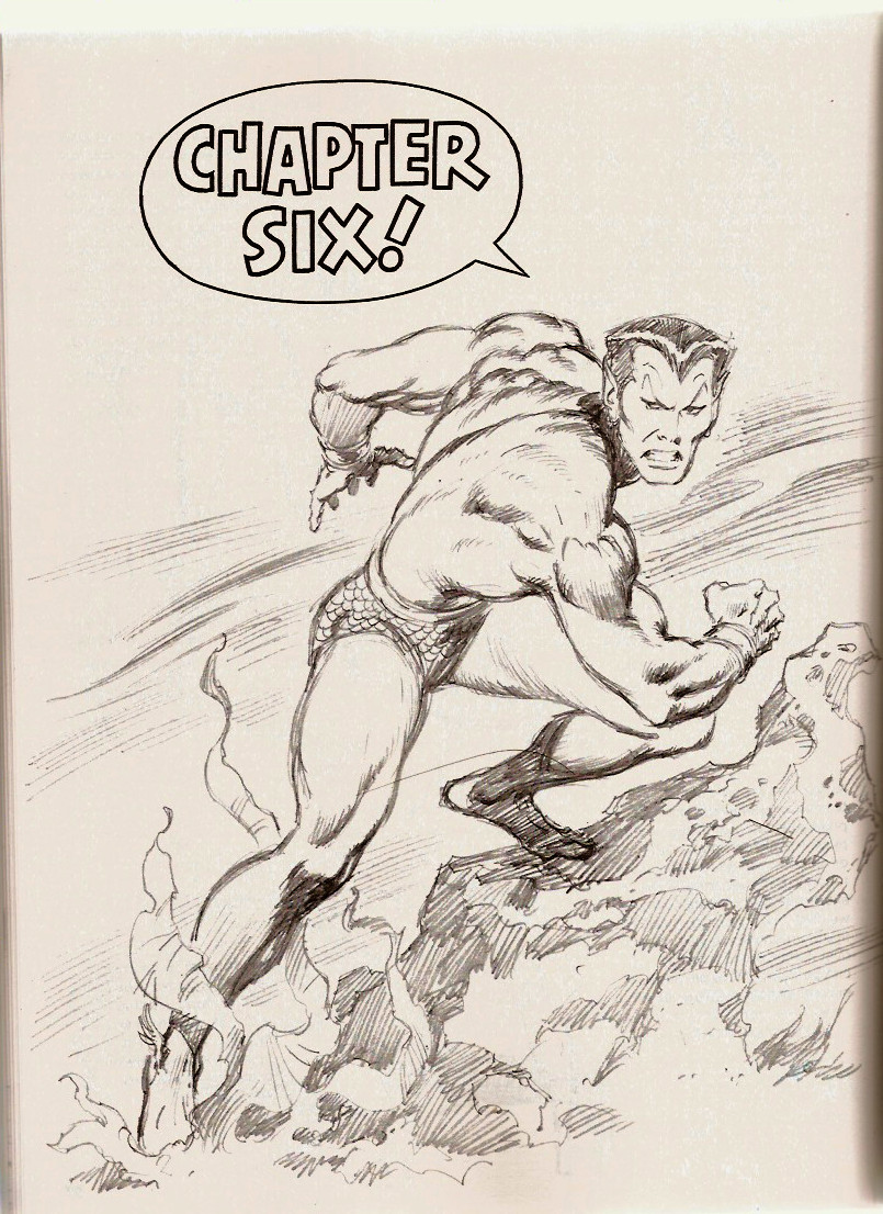 Namor Sketch by John Buscema