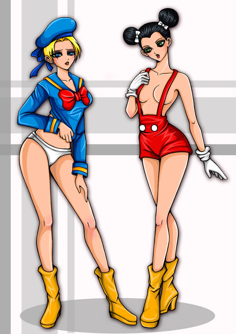 Mickey Mouse And Donald Duck Female Version By Alien3287 On Deviantart