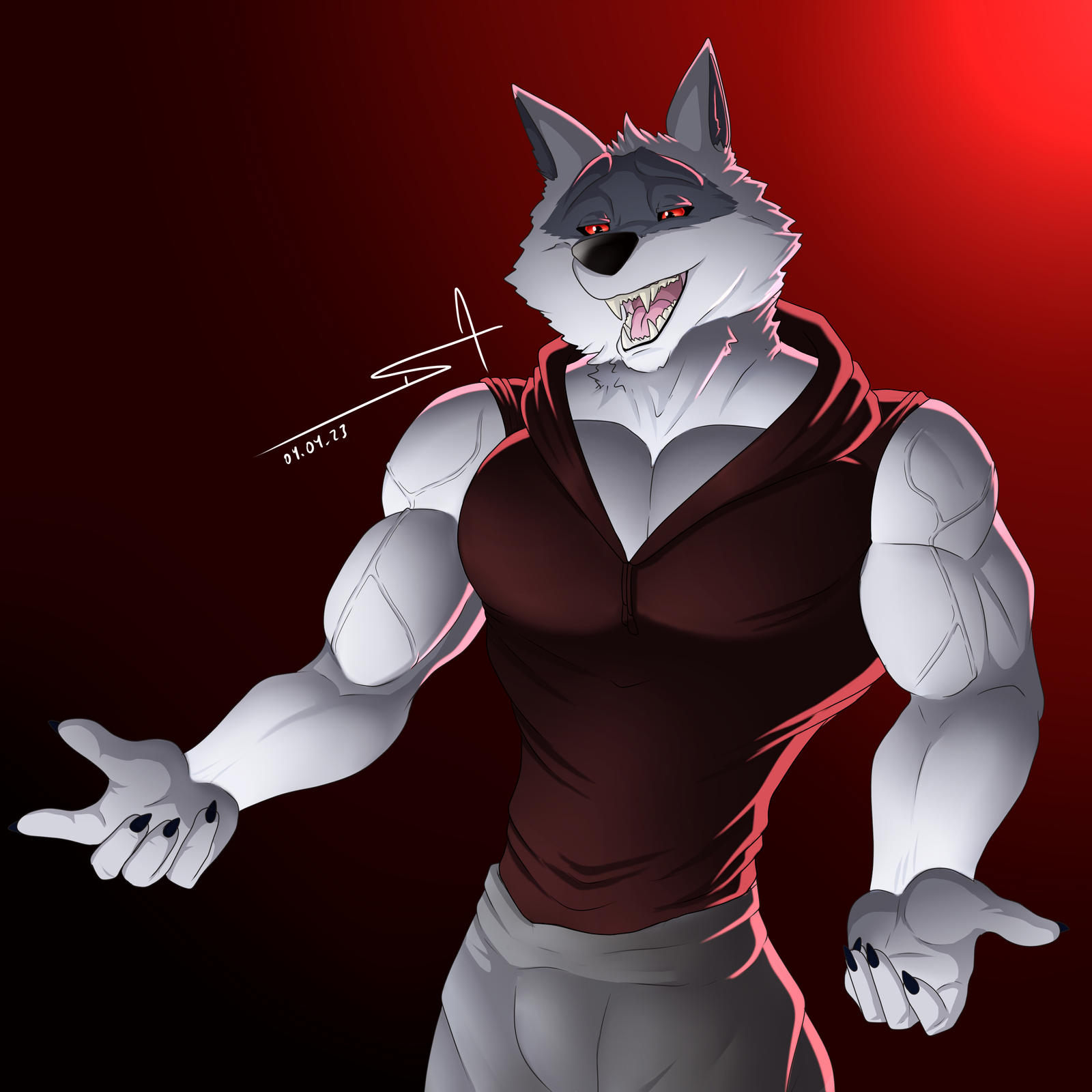 death wolf enjoying his job by DSA09 on DeviantArt