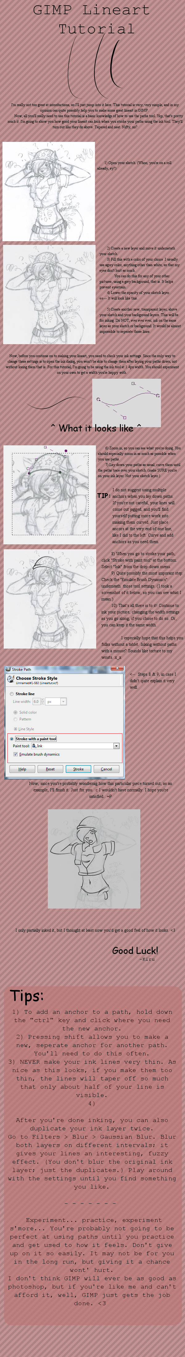 GIMP Lineart Tut - BIG
