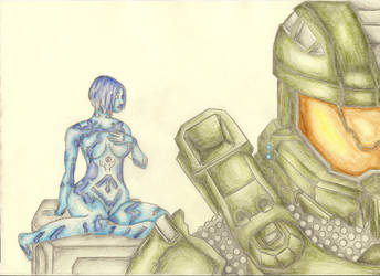 Halo 4 Cortana and Master Chief