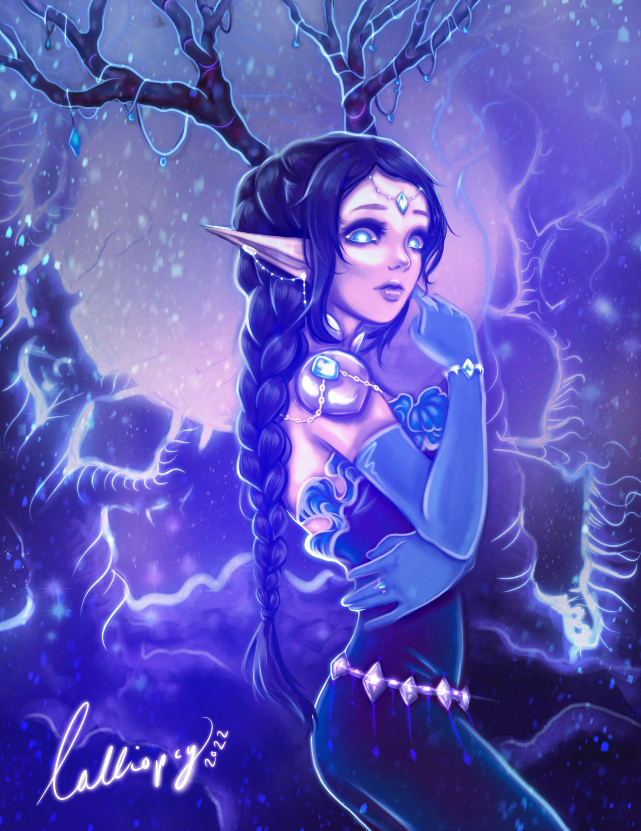Lunar Forest Princess by Lolliopcy on DeviantArt