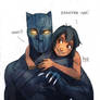 Black Panther and Mowgli