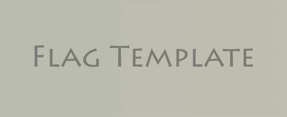 Flag Template by MagpieSly on DeviantArt