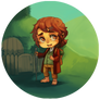 The Hobbit Buttons - Bilbo