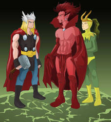 Thor vs. Mephisto