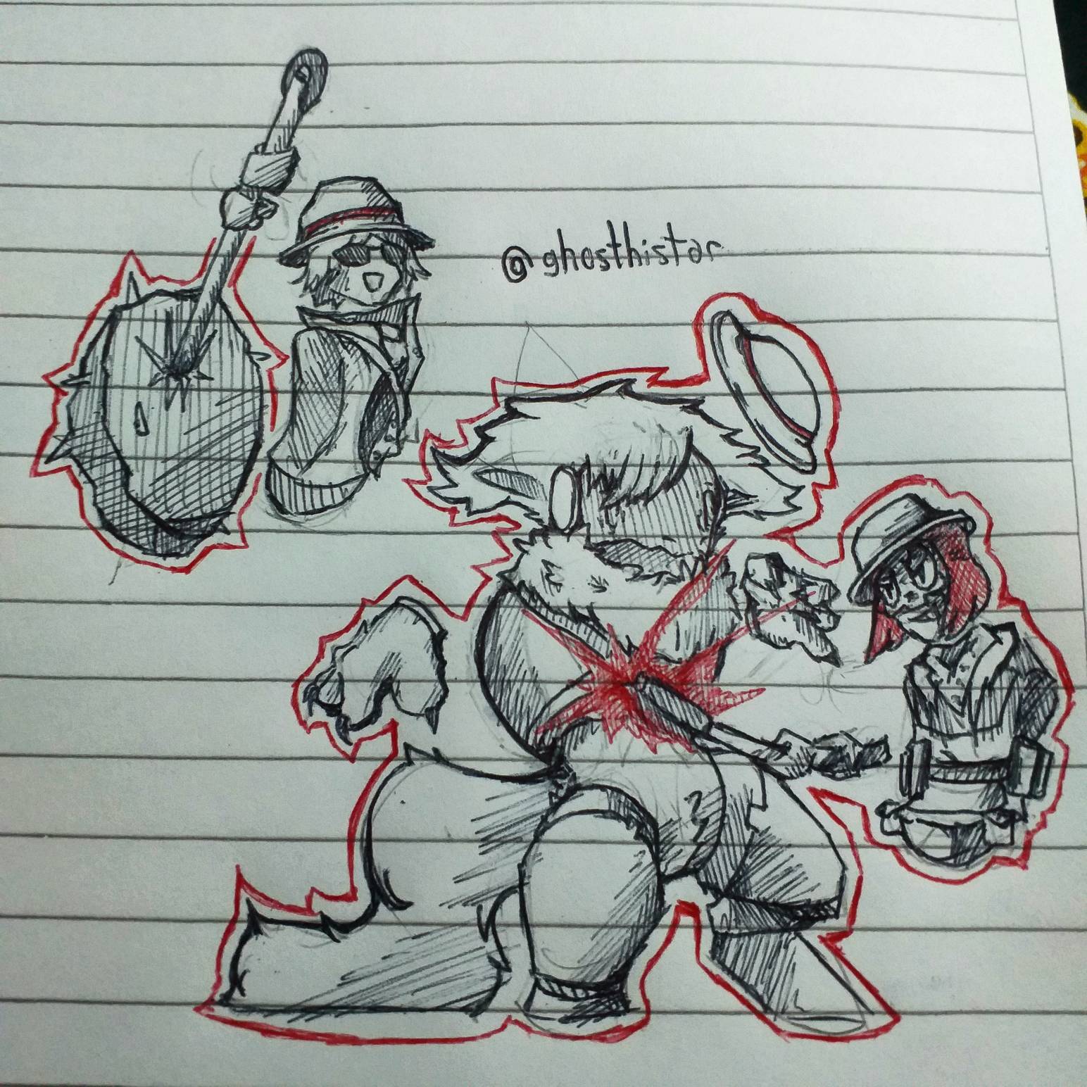 Protogen getting killed idk by ghosthistar2 on DeviantArt