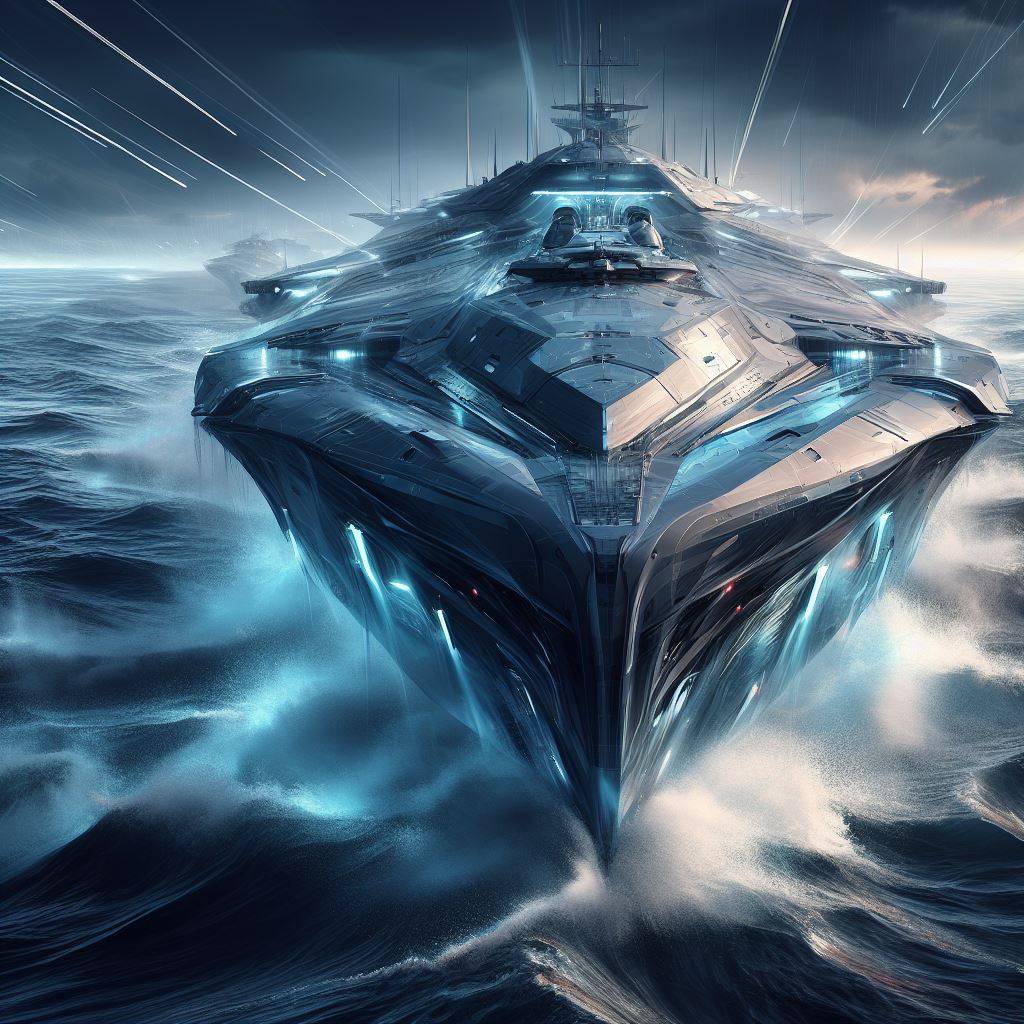 Concept Of Futuristic Battleship By Rankez On DeviantArt concept-of-futuristic-battleship-by-rankez-on-deviantart