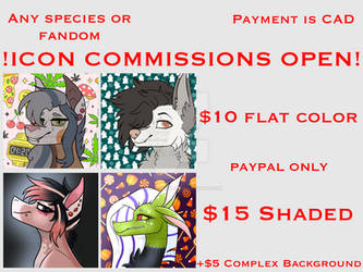 ICON COMMISSIONS OPEN
