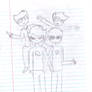 Homestuck Sketch: Human Guys