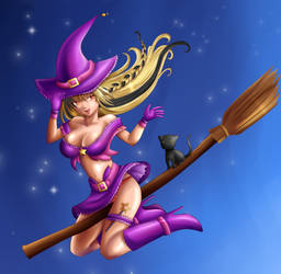 Amanda sexy Witch by Bastet-sama