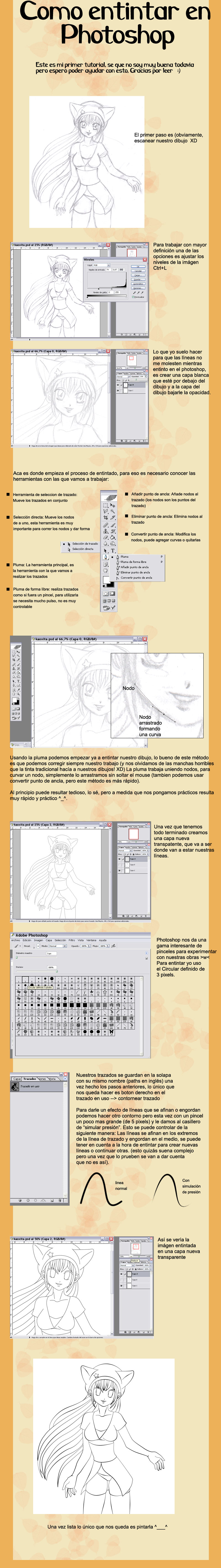 Tutorial entintar en photoshop