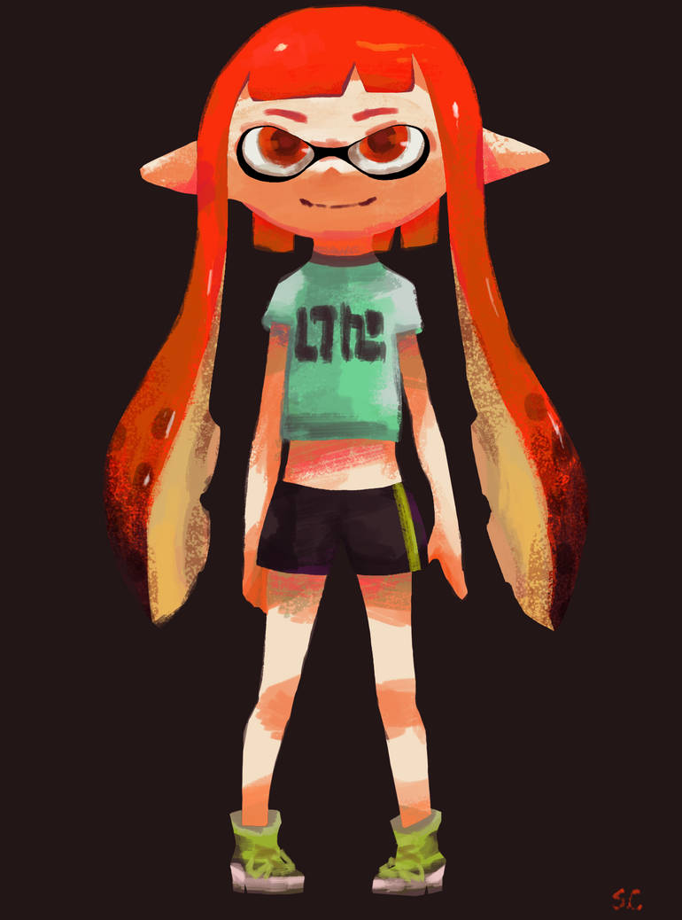 Inkling Girl by Caesaroid on DeviantArt
