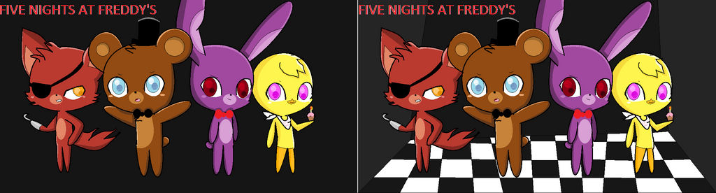 Five nights at Freddy's!!! (Very scary version...) by dawnbuneary on
