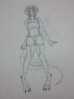 Dragon Anthro Girl