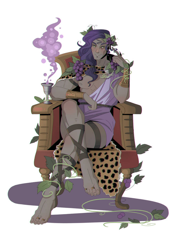 Dionysus God of Wine from Hades game