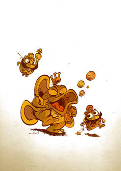 Little Wart attacks Mario