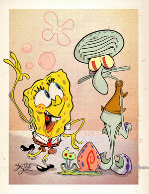 Spongebob and Squidward